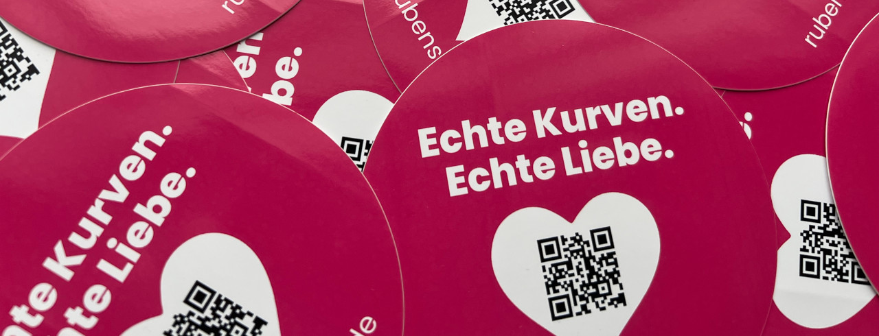 Rubensfan-Aufkleber Foto der rubensfan.de Aufkleber